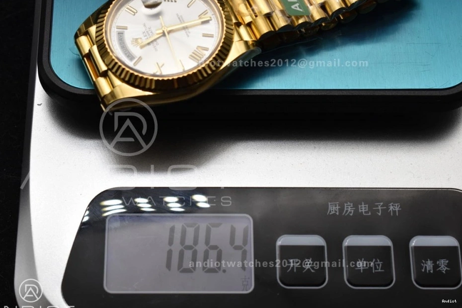 Edition 664 Date Effortless YG Silver Day Dial 228238 Best Roman Weight) President Bracelet 40 1:1 On ARF VR3255 (Gain 0706